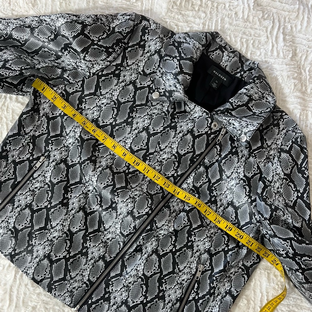 Halogen Snakeskin Jacket - Picture 7 of 13